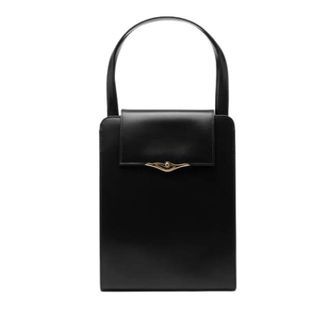 Cartier Pre-owned Vintage Handbag - Dames - Vintage Handtas - Zwart - ONE Size - Leer - Vintage