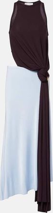 Victoria Beckham Cutout jersey midi dress