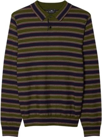 Paul Smith Polo Hemden - Heren - Tops - Groen - Maat: M