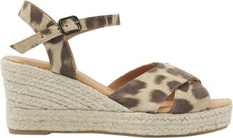 VIA VAI Schoenen, Dames, Bruin, 40 EU, Leer, Luisa Tiana Espadrilles