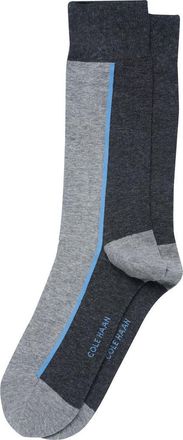 Cole Haan Colorblock Dress Socks in Medium Grey Heather at Nordstrom