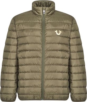 True Religion Gewatteerde jas met hoefijzerlogo
