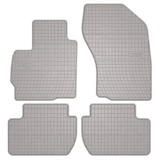 OEM Alfombrillas De Goma Para Coche: Mitsubishi Outlander Ii Crossover (2006-2013) - Color Gris, Ajustadas