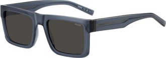 HUGO BOSS HG 1314/S PJP/IR Mens Sunglasses Blue Size 55