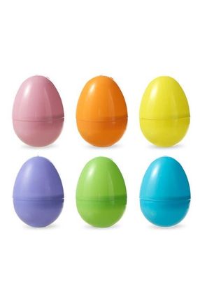Glitzhome 90PK 2.25H Easter Plastic Fillable Eggs in 6 Colors, 15 of Each in Blue at Nordstrom, Size Small