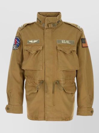 Polo Ralph Lauren cotton jacket with drawstring waist and pockets