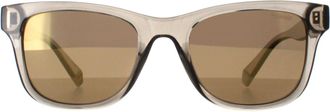 Polaroid PLD 6206/S 10A LM beige grijs goud spiegel gepolariseerde zonnebril