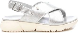 Xti Womens Flat Sandals In Silver