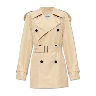 Burberry Dames, Mantels, Beige, Maat: 3XS Zijde