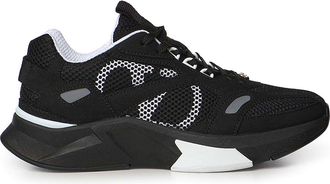 Valentino Garavani Demivee Mesh And Suede Sneaker