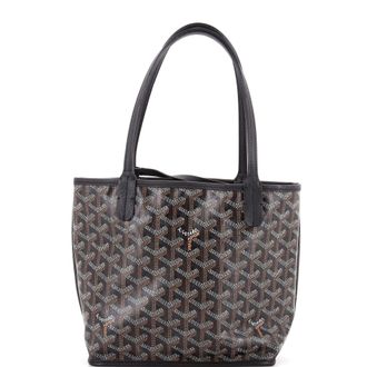 Goyard Anjou Reversible Tote Coated Canvas Mini