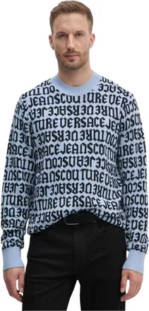 Versace Jeans Couture Hombre, Jerseys, Azul, Talla: M