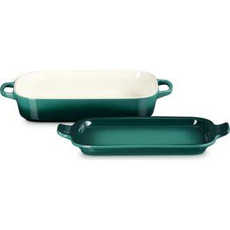 LE CREUSET 3 1/2 Quart Stoneware Casserole & Platter Lid in Artichaut at Nordstrom