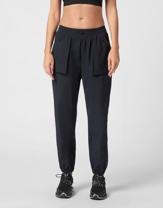 Plein Sport Nylon Stretch High Waisted Jogging Pants Women in Black at Nordstrom, Size X-Small/small