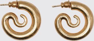 Panconesi Orecchini a cerchio Serpent in metallo placcato oro 18kt