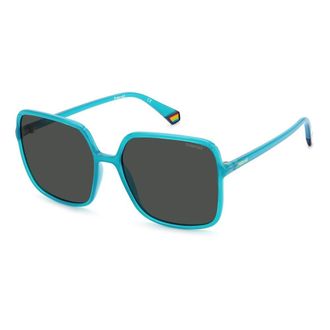Polaroid Womens Pld6128s Sunglasses Square Frame - Marine - One Size