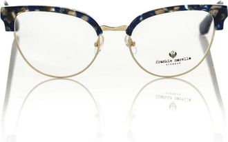 Frankie Morello Clubmaster Bril Blauw Parelmoer - Dames - Brillen - Blauw - ONE Size - Accessoires
