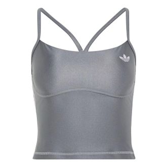adidas (WMNS) adidas Sport Tank Top Padded Asia Sizing Grey Three KW9623