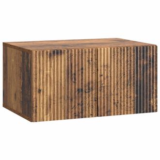 vidaXL Mueble Para Tv De Pared Madera Envejecida 59,5 X 41 X 30 Cm Vidaxl