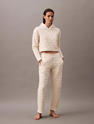 Calvin Klein Pantal&oacute;n De Ch&aacute;ndal De Estar Por Casa Acolchado Con Logo