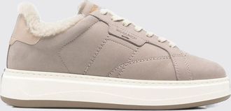Woolrich Nubuck Low-Top Sneakers with a Chunky Sole and Shearling Lining