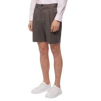 Brooks Brothers Hombre, Pantalones cortos, Gris, Talla: W38