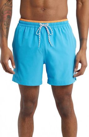 Chubbies Barracudas 5.5 Classic Swim Trunk In Blue
