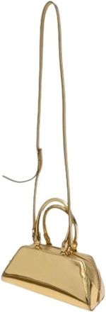 Givenchy Borsa Pre-owned Mini Antigona East-West con manico superiore in pelle color oro metallizzato - - Pre-owned - Donna - Giallo - ONE SIZE