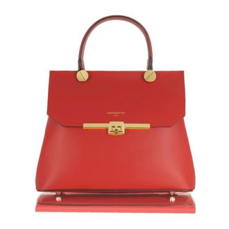 Le Parmentier Atlanta Top Handle Satchel - female - Le Parmentier - Handbags - Red - ONE SIZE - Bags