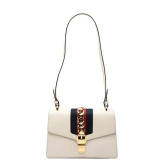 Gucci Pre-owned Shoulder Bags, female, White, Size: ONE SIZE Pre-owned Vintage Shoulder Bag