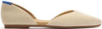 Rothy's The dOrsay Flat in Conch Raffia-Knit at Nordstrom, Size 12.5