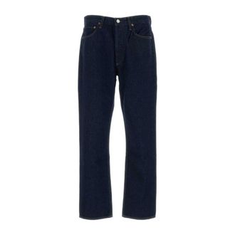 A Gold E Heren, Jeans, Blauw, Maat: W32 Katoen