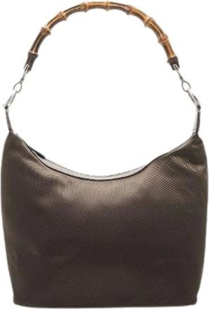 Gucci Pre-owned Shoulder Bags, female, Brown, Size: ONE SIZE Pre-owned Vintage Shoulder Bag