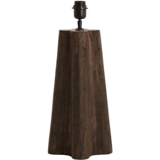 Light & Living L&aacute;mpara De Mesa - Navelli - Gris - Madera - - Light&living