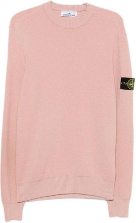 Stone Island Crewneck Trui - Heren - Ronde hals truien - Roze - M - Truien & Vesten