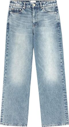 Ganni Rigid Denim Izey Jeans - Dames - Regular Fit Jeans - Blauw - W25 - Denim - Jeans
