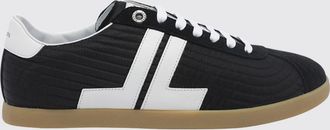 Lanvin Sneakers Glen in nylon trapuntato con monogramma e dettagli in pelle