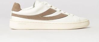 Superga 1960 Capri Low Top Leather and Suede Trainers with Embossed Logo