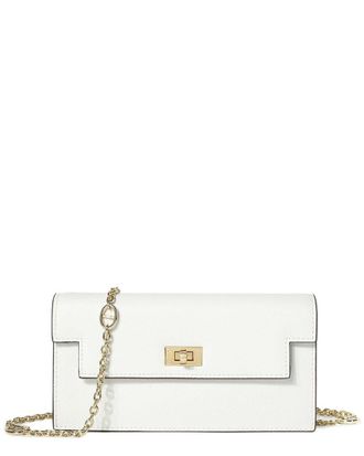 Tiffany & Fred Saffiano Leather Convertible Wallet/Clutch