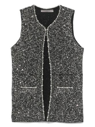 Gilet Donna Con Paillettes E Frange - Senza Maniche, Stile Hippie Y2K Per Feste E Club - Foto 9