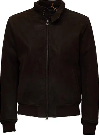 STEWART Jeff Destroy Diamond-Quilted Leather Baracuta Jacket