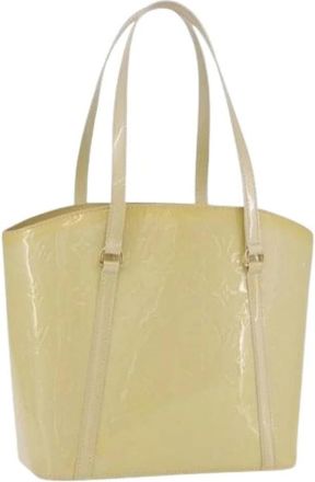 Louis Vuitton Pre-owned Tote Bag - Dames - Vintage Shopper - Geel - ONE Size - Leer - Vintage