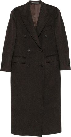Tagliatore Caitlyn Double-breasted Peaked-lapel Coat