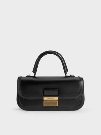 Charles & Keith Charlot Elongated Top Handle Bag