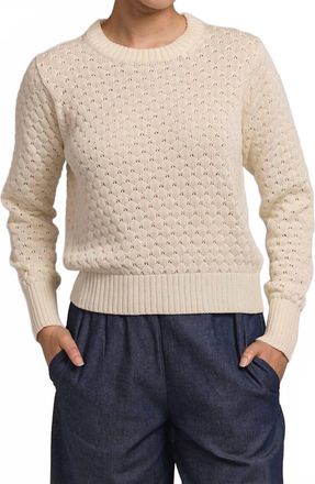 M.Patmos Diana Crew Pullover In Ivory