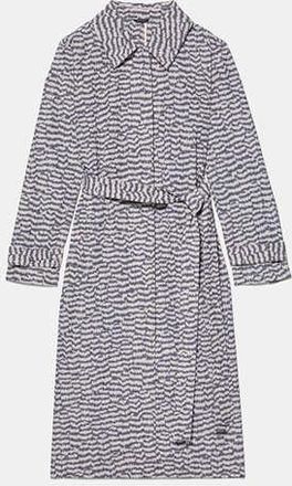 Kate Spade New York Modern Feathers Belted Trench Coat