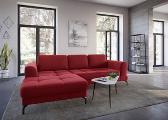 Sit&more Ecksofa »Bendigo L-Form« inklusive Sitztiefenverstellung, Bodenfreiheit 15 cm, 2 Fussfarben