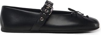 Miu Miu Leather Ballerinas