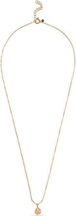 Enamel Copenhagen Four-Leaf Clover Necklace in Gold at Nordstrom