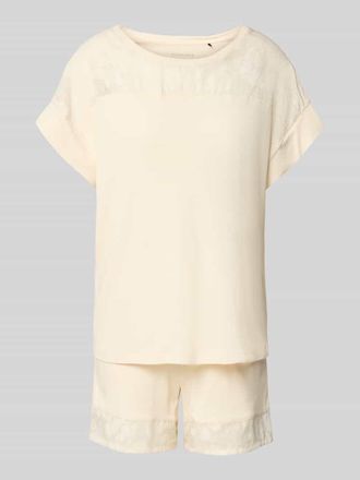 Schiesser Pyjama aus Modal-Mix in Beige, Gr&ouml;&szlig;e 36